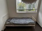 IKEA Minnen Meegroeibed + Matras, Huis en Inrichting, Ophalen, Eenpersoons, Wit, 190 cm of minder