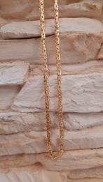 gouden platte koningsketting 14kt, Sieraden, Tassen en Uiterlijk, Kettingen, Www.bredajuwelier.nl, Nieuw, Ophalen of Verzenden