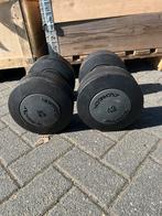 2 x 42 kg technogym dumbbells dumbbell set gewichten, Dumbbell, Ophalen of Verzenden, Gebruikt, Technogym