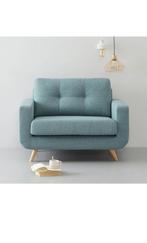 Loveseat Palermo (blauw), Ophalen, Zo goed als nieuw, 75 tot 100 cm, Minder dan 150 cm