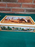 Voorraadblik met afbeeldingen van Spakenburg, rechthoekig, Verzamelen, Blikken, Ophalen of Verzenden