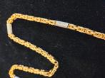 14 k gouden koningsketting 85,7 gram 70 cm, Sieraden, Tassen en Uiterlijk, Kettingen, Ophalen of Verzenden, Nieuw, Goud, Goud