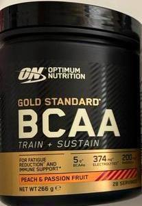 Optimum Nutrition BCAA perzik en passiefruit 266gr, Sport en Fitness, Gezondheidsproducten en Wellness, Nieuw, Poeder of Drank