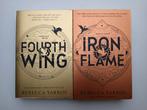 Rebecca Yarros - Fourth Wing & Iron Flame (1 koop, Engels), Boeken, Fantasy, Ophalen of Verzenden