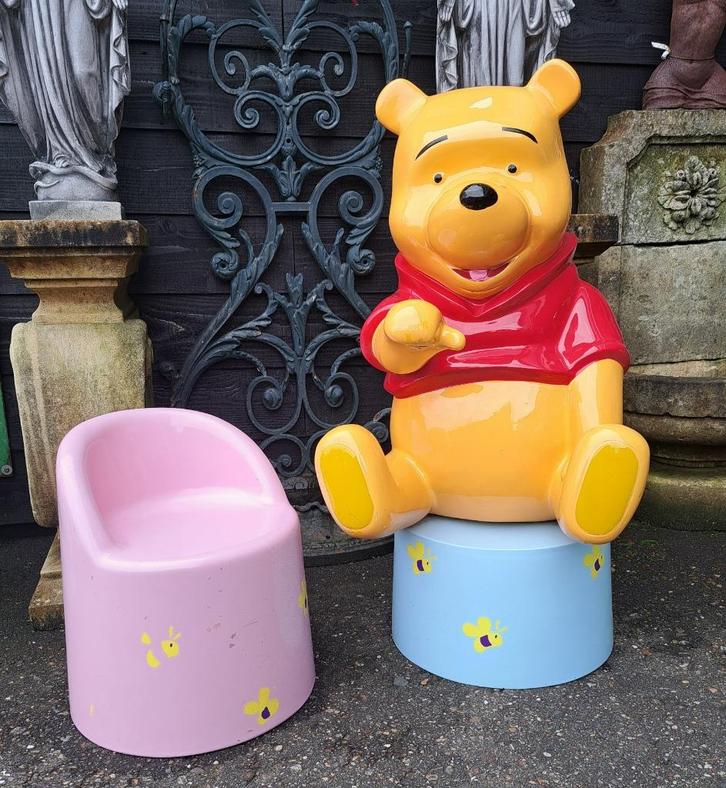 Winnie the pooh origineel beeld 91 cm hoog mooie kwaliteit, Verzamelen, Disney, Beeldje of Figuurtje, Winnie de Poeh of vrienden