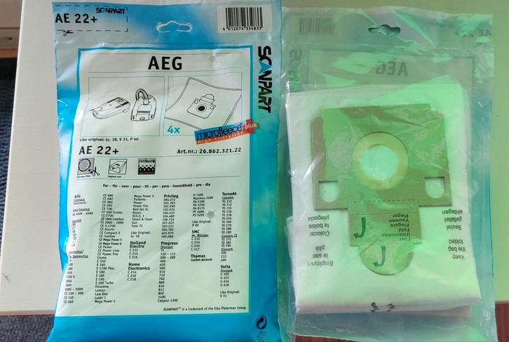 stofzuigerzakken AEG Electrolux Holland Electro enz., Witgoed en Apparatuur, Stofzuigers, Nieuw, Stofzuiger, Ophalen of Verzenden