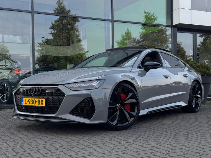 Audi RS7 Tfsi Quattro 600pk Tiptronic nardo Grijs, Auto's, Audi, Particulier, RS7, Hybride Elektrisch/Benzine, Hatchback, Automaat