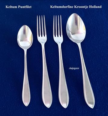 4x Puntfilet Keltumdurfine Kroon Holland € 5 per stuk bestek beschikbaar voor biedingen