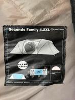 Quechua family seconds 4.2 xl, Caravans en Kamperen, Tenten, Ophalen, Gebruikt, Tot en met 4