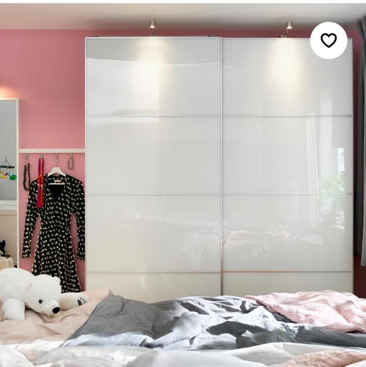 IKEA Paxkast - 2 meter breed!, Huis en Inrichting, Kasten | Kledingkasten, Gebruikt, 200 cm of meer, 50 tot 75 cm, Met deur(en)