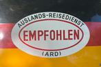 Oud geëmailleerd Duits reclamebord circa 1950, Ophalen of Verzenden