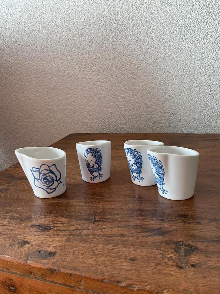 Casper Faassen en Jacques Tange eierdopjes Schoonhoven, Antiek en Kunst, Kunst | Designobjecten, Ophalen of Verzenden