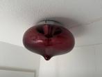 Plafondlamp de druppel Fokke Dijkstra 1950/1960 aubergine, Ophalen of Verzenden