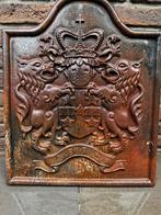 Antieke Haardplaat met jaartal 1686 en wapen 46x46/56, Ophalen of Verzenden