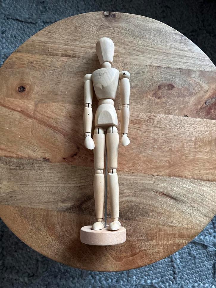 Houten Tekenpop - Ideaal voor Kunstenaars, Hobby en Vrije tijd, Knutselen, Nieuw, Materiaal, Ophalen of Verzenden