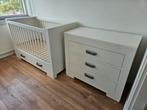 Kidsmill Brent bed, commode en kledingkast wit, Ophalen, Zo goed als nieuw, Jongetje of Meisje