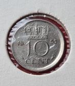 10 cent 1955 juliana misslag, Postzegels en Munten, Munten | Nederland, 10 cent, Koningin Juliana, Verzenden