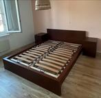 2 persoons bed ikea, Huis en Inrichting, Slaapkamer | Bedden, Ophalen, Tweepersoons, Zo goed als nieuw, 180 cm