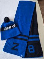 Z8 Sjaal en Muts Set - Blauw/Zwart, Ophalen of Verzenden, Gebruikt, Z8