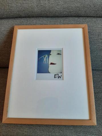 Bijzonder kunstwerk, bewerkte Polaroid foto? gesigneerd EW beschikbaar voor biedingen