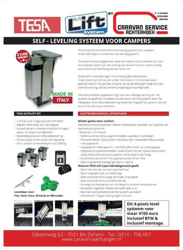 Tesa 4-punts vol automatisch level systeem inclusief montage beschikbaar voor biedingen
