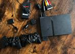 PlayStation 2 + 2 controller, Spelcomputers en Games, Spelcomputers | Sony PlayStation 2, Verzenden, Zwart, Met 2 controllers