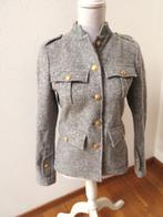 C12 RENE VAN DER WIJCK jasje 52% wol grijs maat 36, Kleding | Dames, Ophalen of Verzenden, Zo goed als nieuw, Rene van der Wijck