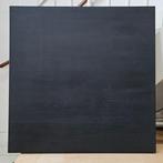 Eiken Tafelblad 90x90 4cm dik Zwart, Ophalen, 50 tot 100 cm, Vierkant, 50 tot 100 cm