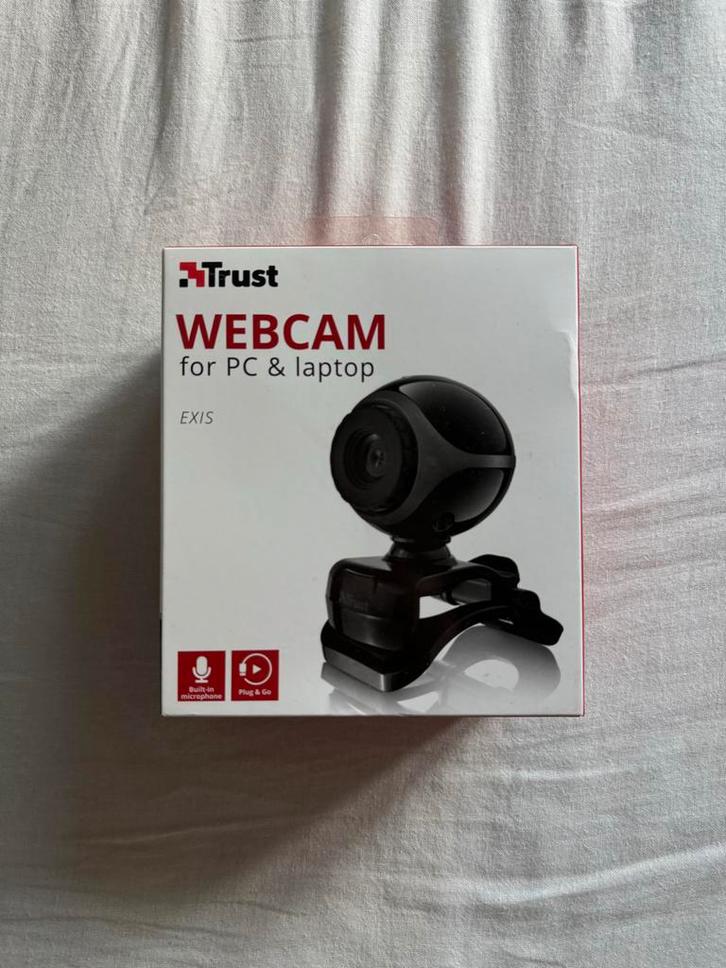 Trust EXIS Webcam, Computers en Software, Webcams, Zo goed als nieuw, Bedraad, ChromeOS, MacOS, Windows, Monitorclip, Ophalen of Verzenden