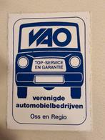 607 VAO Autobedrijven Sticker Oss en Regio, Ophalen of Verzenden