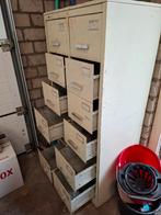 Stalen ladekast met 12 laden, Ophalen, Gebruikt, 100 tot 150 cm, 50 tot 100 cm