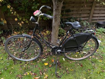 Gazelle omafiets damesfiets fiets opoe fiets zwart beschikbaar voor biedingen