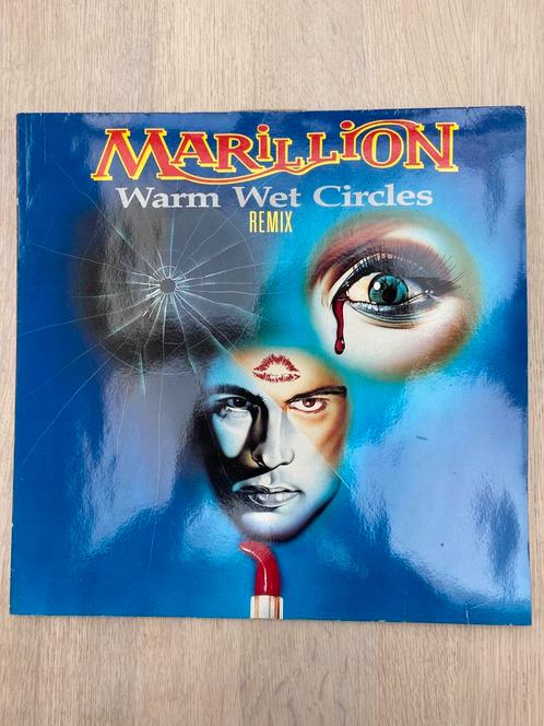 Maxi single Marillion - Warm Wet Circles, Cd's en Dvd's, Vinyl | Rock, Zo goed als nieuw, Poprock, Ophalen of Verzenden