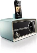 PHILIPS miniradio gesynchroniseerd met Apple iPod / iPhone, Ophalen of Verzenden, Zo goed als nieuw, Radio