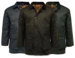 Nieuw waxjas maat s m l xl xxl 3xl 4xl 5xl groen blauw bruin, Kleding | Heren, Jassen | Winter, Overige kleuren, Nieuw, Overige maten
