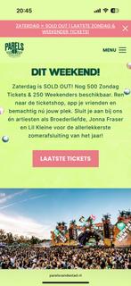 Parels van de stad weekender, Eén persoon