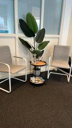 Vergaderstoelen 2x, Huis en Inrichting, Stoelen, Ophalen, Zo goed als nieuw, Zwart, Twee