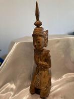 Antieke Thaise Teppanom Engel Houtsnijwerk, Ophalen of Verzenden