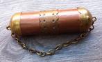 Circa 1750 - 1850 Tondeldoos Vuurmaker Pijp Roker Vuurslag, Ophalen of Verzenden, Koper