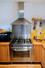 Gasfornuis met oven en 6 pitten van "Ariston", Ophalen, Gebruikt, 50 tot 100 cm, Grijs