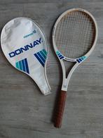Prachtige Donnay midwood 18 houten tennisracket met hoes, Sport en Fitness, Tennis, Ophalen of Verzenden, Zo goed als nieuw, Racket