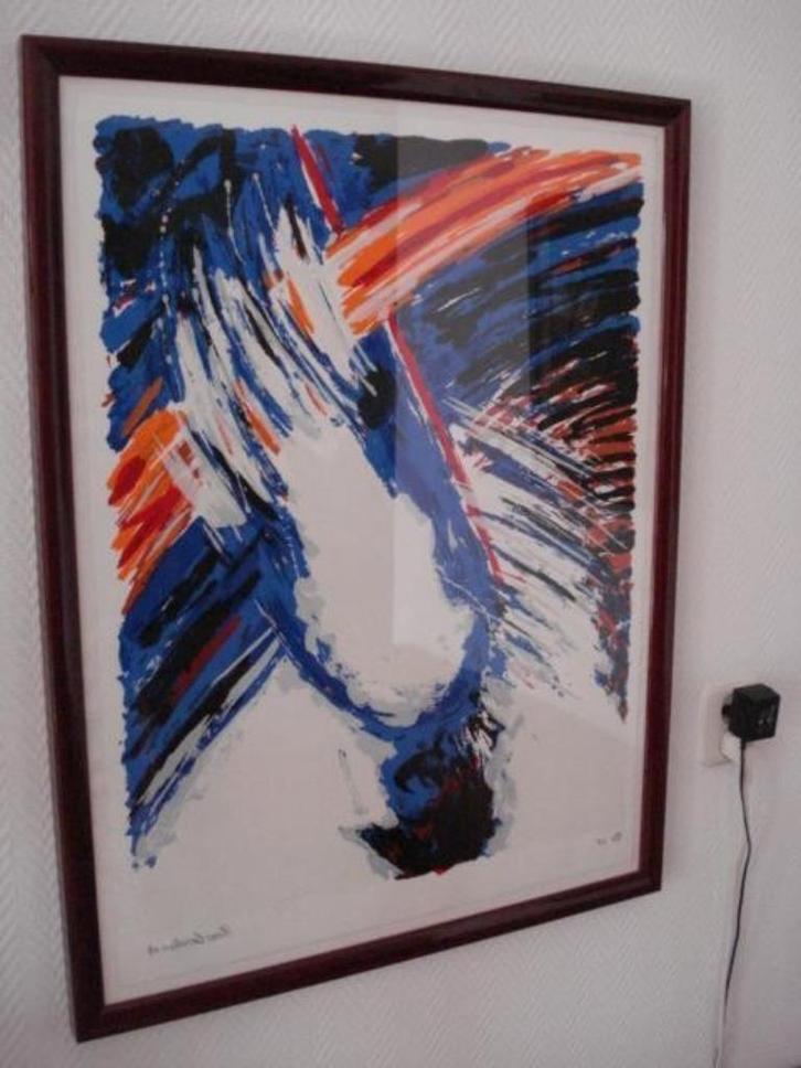 Hans Cornelissen, grote zeefdruk, Antiek en Kunst, Kunst | Litho's en Zeefdrukken, Ophalen of Verzenden