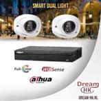 4MP Dahua IP POE Starlight camera set / 4CH NVR+2x cameras, Ophalen of Verzenden, Nieuw, Buitencamera