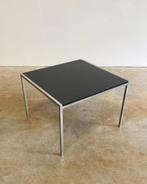 Vintage design salontafel granieten blad en RVS poten, Ophalen, Modern design, 100 tot 150 cm, Zo goed als nieuw