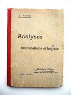Oud Frans boekje - Analyses Grammaticale et Logique, Ophalen of Verzenden