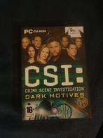 PC Game CSI Dark Motives, Spelcomputers en Games, Games | Pc, Vanaf 12 jaar, Gebruikt, Ophalen of Verzenden, 1 speler