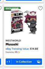 Funko Pop! Westworld - Musashi #504, Ophalen of Verzenden, Nieuw, Overige typen