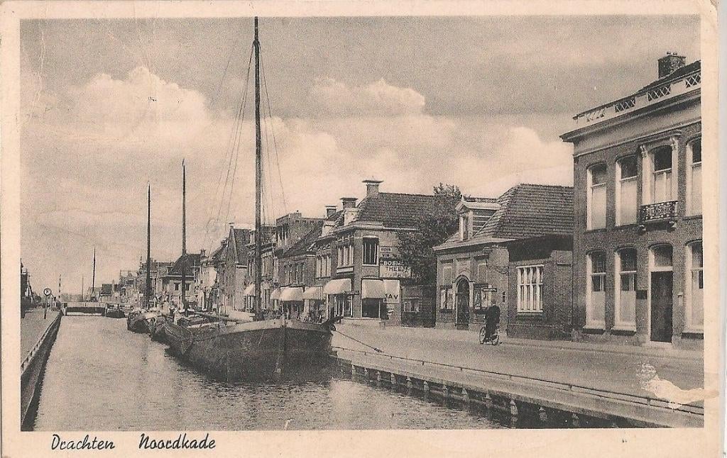 Drachten, Verzenden, 1920 tot 1940, Gelopen, Friesland