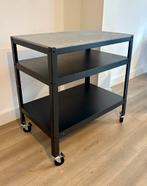 IKEA BROR - roltafel zwart, Huis en Inrichting, Ophalen, Zo goed als nieuw
