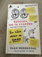 99 Redenen Om Te Stoppen - Daan Weddepohl, Verzenden, Zo goed als nieuw, Management